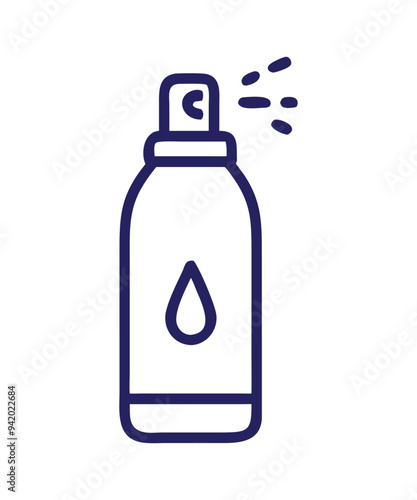 bottle of deodorant spray