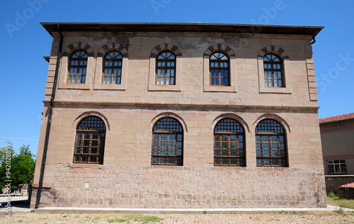 Agirnas Town, located in Kayseri, Turkey, is the hometown of Mimar Sinan. The old houses and fountains have survived to the present day. photo