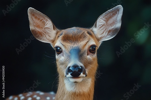 portrait of a young deer