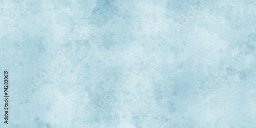 Empty blue Grunge old wall grunge retro surface stone paint, beautiful abstract watercolor interior blank grungy blue stucco wall background.