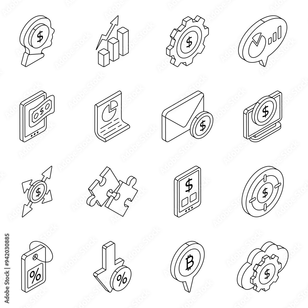 Pack of Finance and Startup Linear Icon
Pack of Finance and Startup Linear Icon