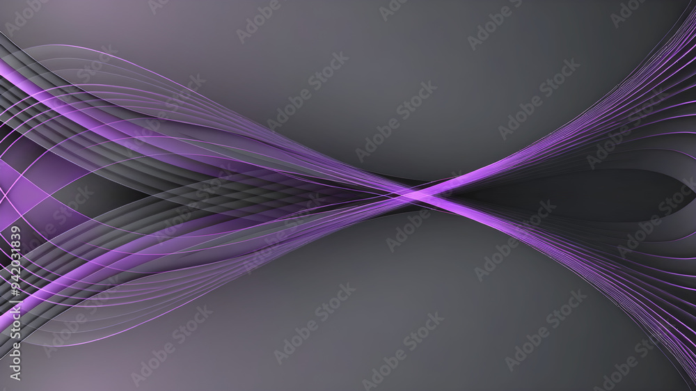 Fototapeta premium modern purple lines on darker background