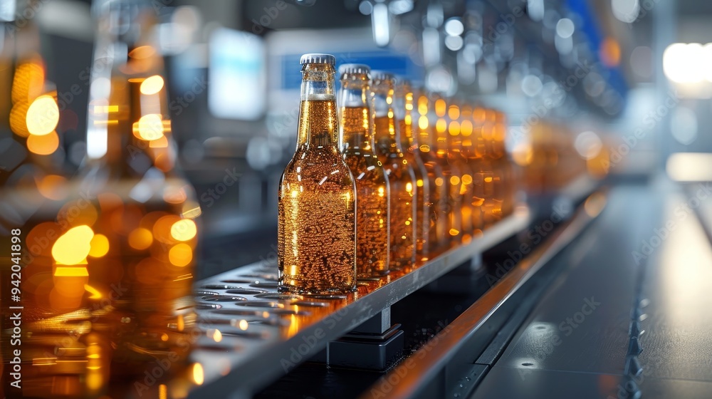 Material Testing of Carlsberg Beer Bottles: Research Lab Scene, Computers Capturing Data, Photorealistic Detail, 16:9 Ratio Material Testing of Carlsberg Beer Bottles: Research Lab Scene, Computers Capturing Data, Photorealistic Detail, 16:9 Ratio