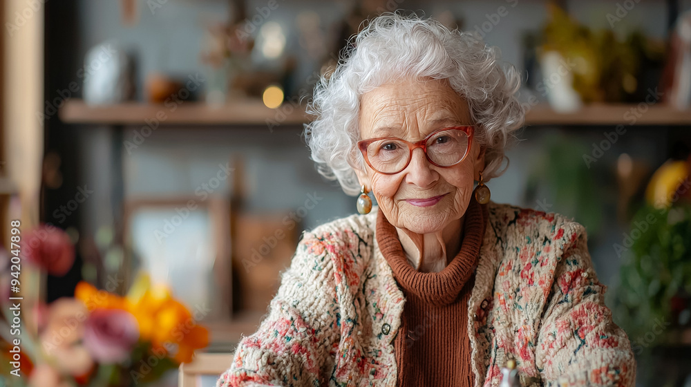 A woman with glasses A woman with glasses