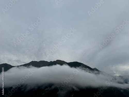 fog in the mountains