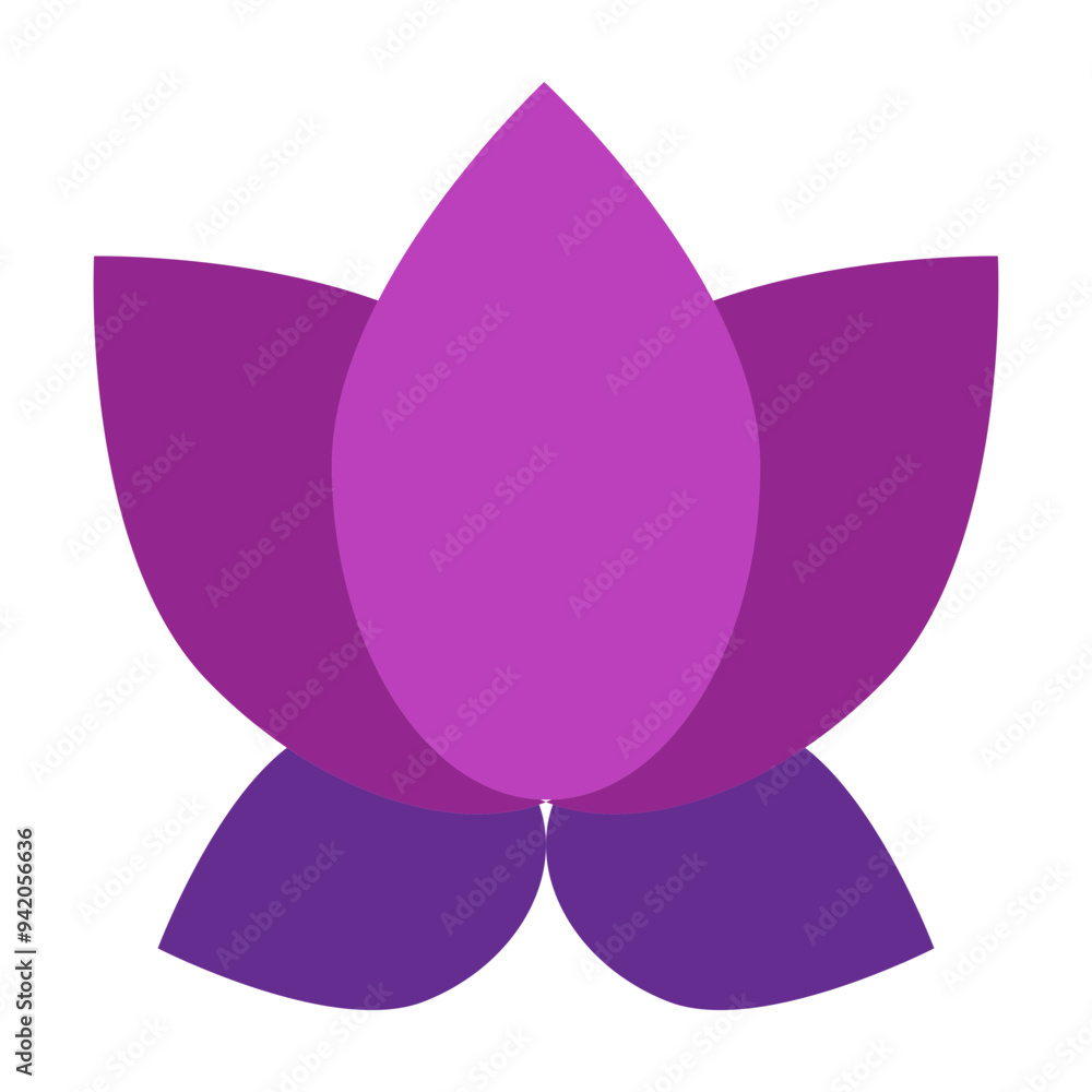 Asters Vector Flat Icon Design Asters Vector Flat Icon Design