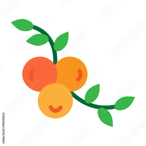 Juniper Vector Flat Icon Design