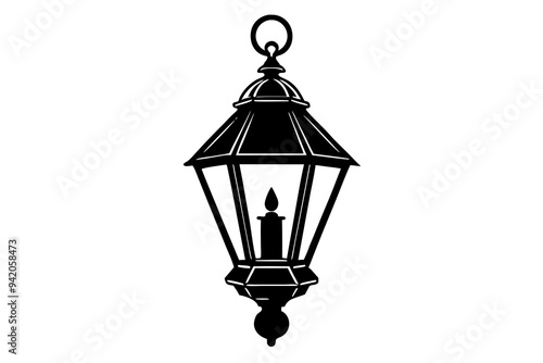 Lamp on a white background