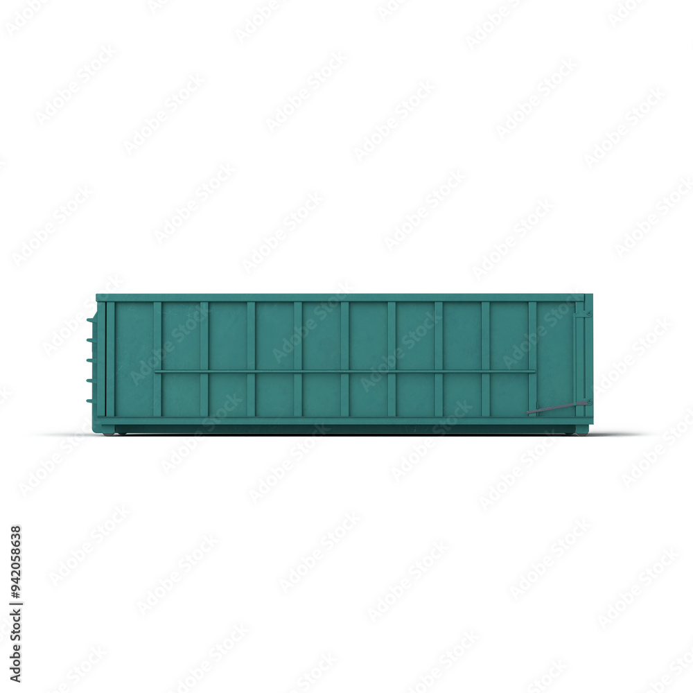 Roll Off Dumpster 3D Model Rendering Isolated Roll Off Dumpster 3D Model Rendering Isolated