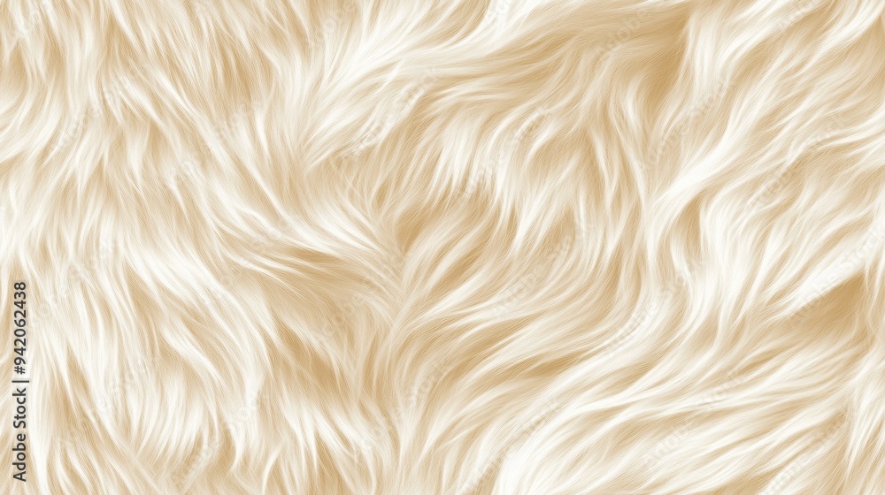 This seamless pattern showcases the intricate details of alpaca fur, highlighting its soft, fluffy quality in natural shades, ideal for elegant wallpaper or fabric design SEAMLESS PATTERN This seamless pattern showcases the intricate details of alpaca fur, highlighting its soft, fluffy quality in natural shades, ideal for elegant wallpaper or fabric design SEAMLESS PATTERN
