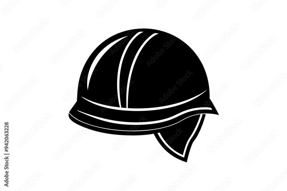 Military helmet on white background Military helmet on white background