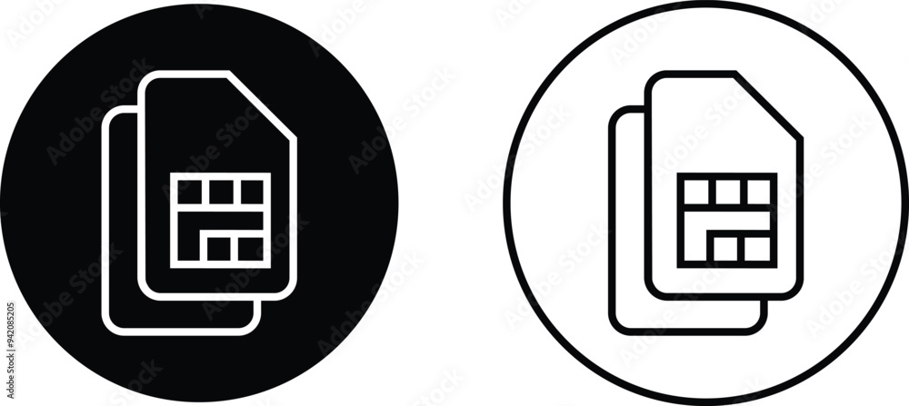 SIM icons set. Sim card flat and line black vector collection mobile slot icon. Mobile Cellular Phone Sim Card Chip Isolated on transparent Background. Digital Nfc technology symbol. ditable stroke. SIM icons set. Sim card flat and line black vector collection mobile slot icon. Mobile Cellular Phone Sim Card Chip Isolated on transparent Background. Digital Nfc technology symbol. ditable stroke.