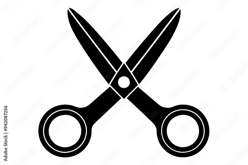 Scissors on a white background Scissors on a white background