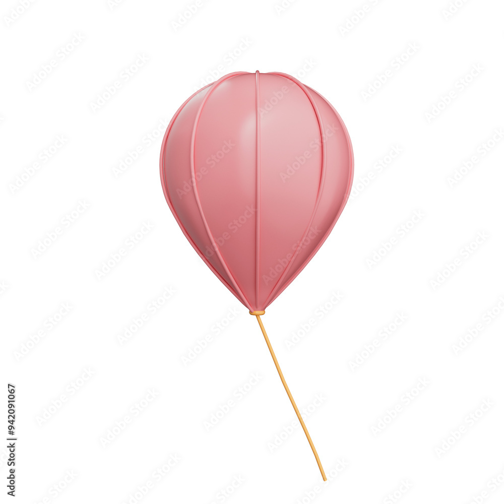3D Balloon Cartoon Icon 3D Balloon Cartoon Icon
