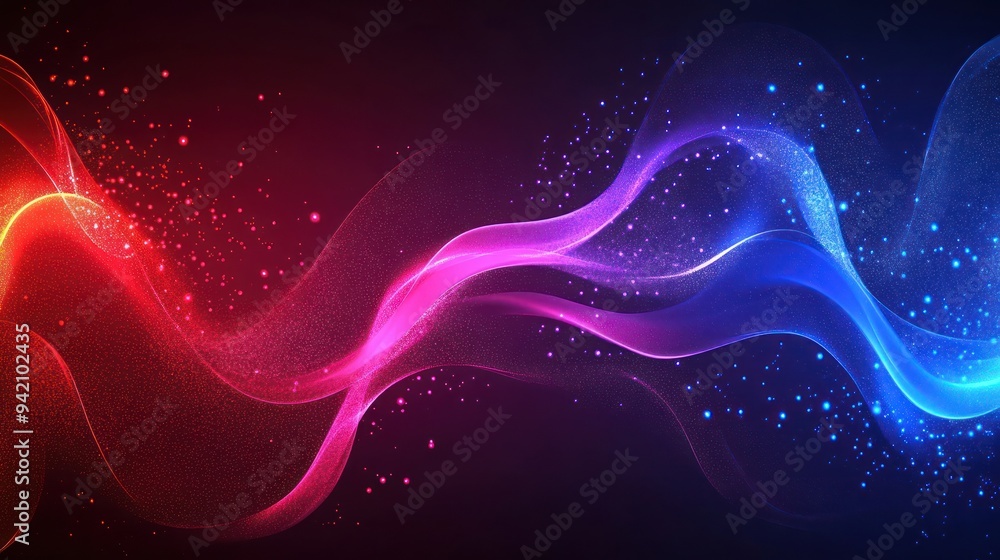 Abstract Glow Waves Abstract Glow Waves