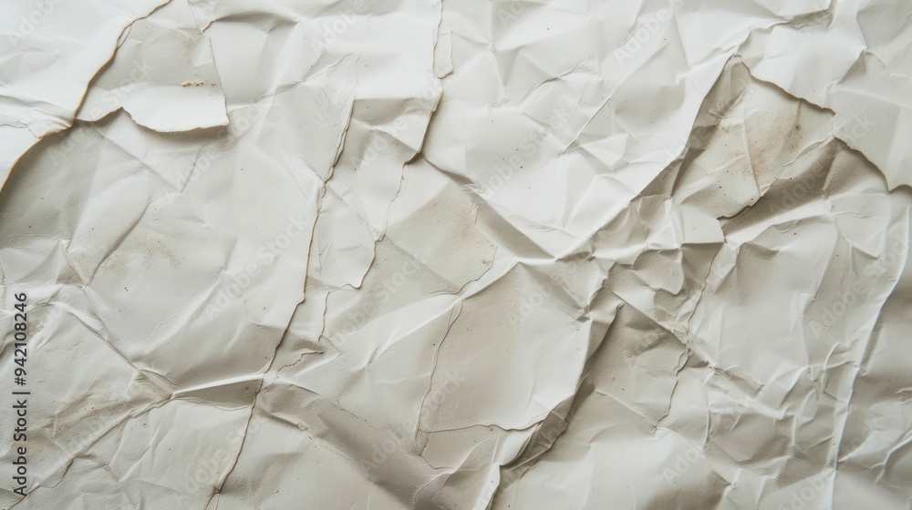 Wrinkled Paper Texture Wrinkled Paper Texture