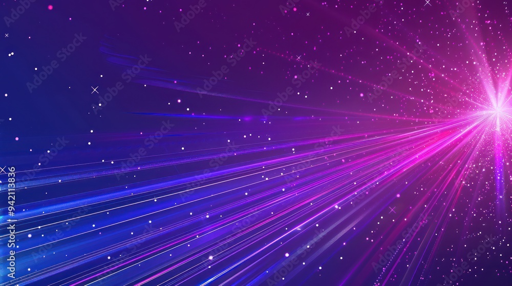 Abstract Purple and Blue Light Streaks Background Abstract Purple and Blue Light Streaks Background