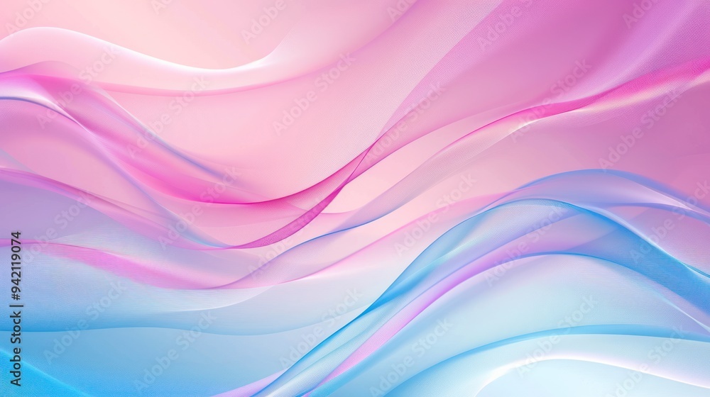 Abstract Pink and Blue Swirls Abstract Pink and Blue Swirls