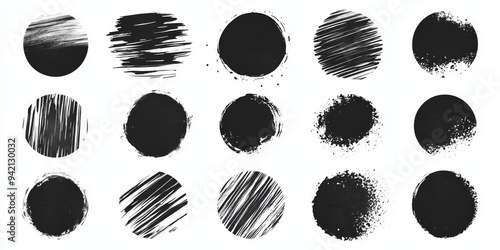 This fantastic collection showcases an array of black brush strokes, unique grunge lines, and beautiful watercolor textures, perfect for elevating social media graphics and various artistic projects