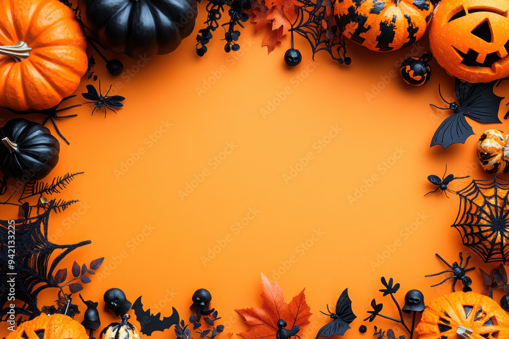 Halloween party border
Halloween party border