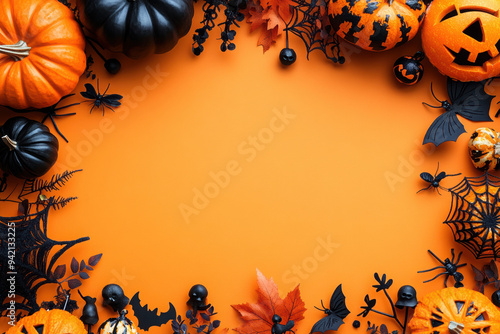 Halloween party border
