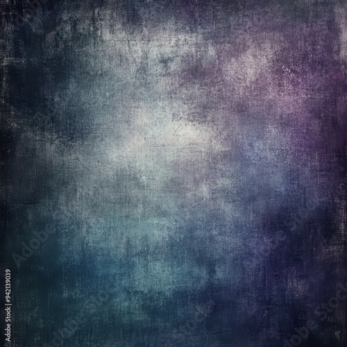 Dark blue and gray grunge background texture, distressed with small details of dark green