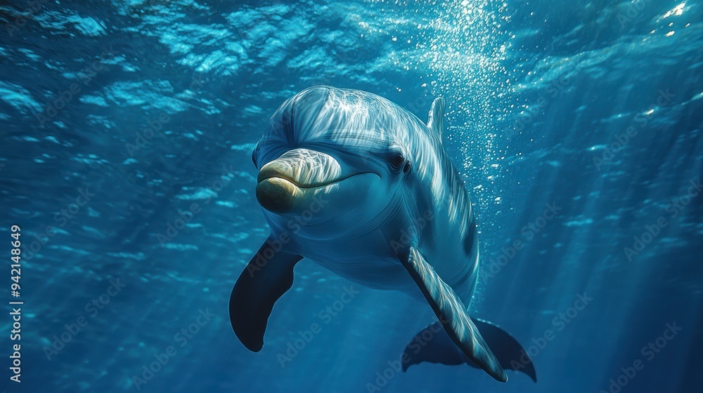 Fototapeta premium Dolphin Underwater
