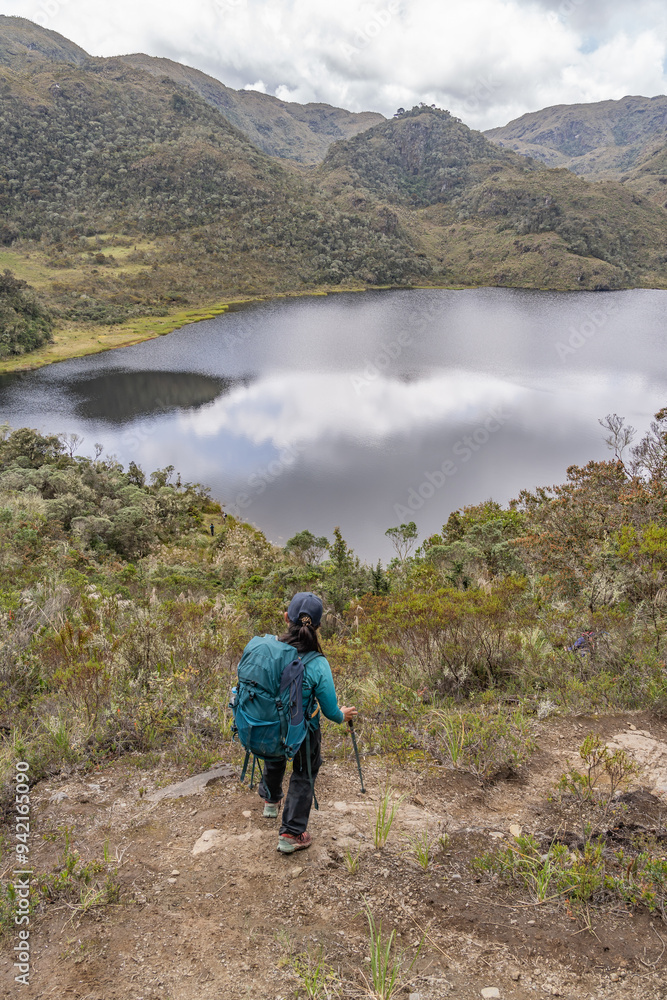 Fototapeta premium hiking in the mountains
