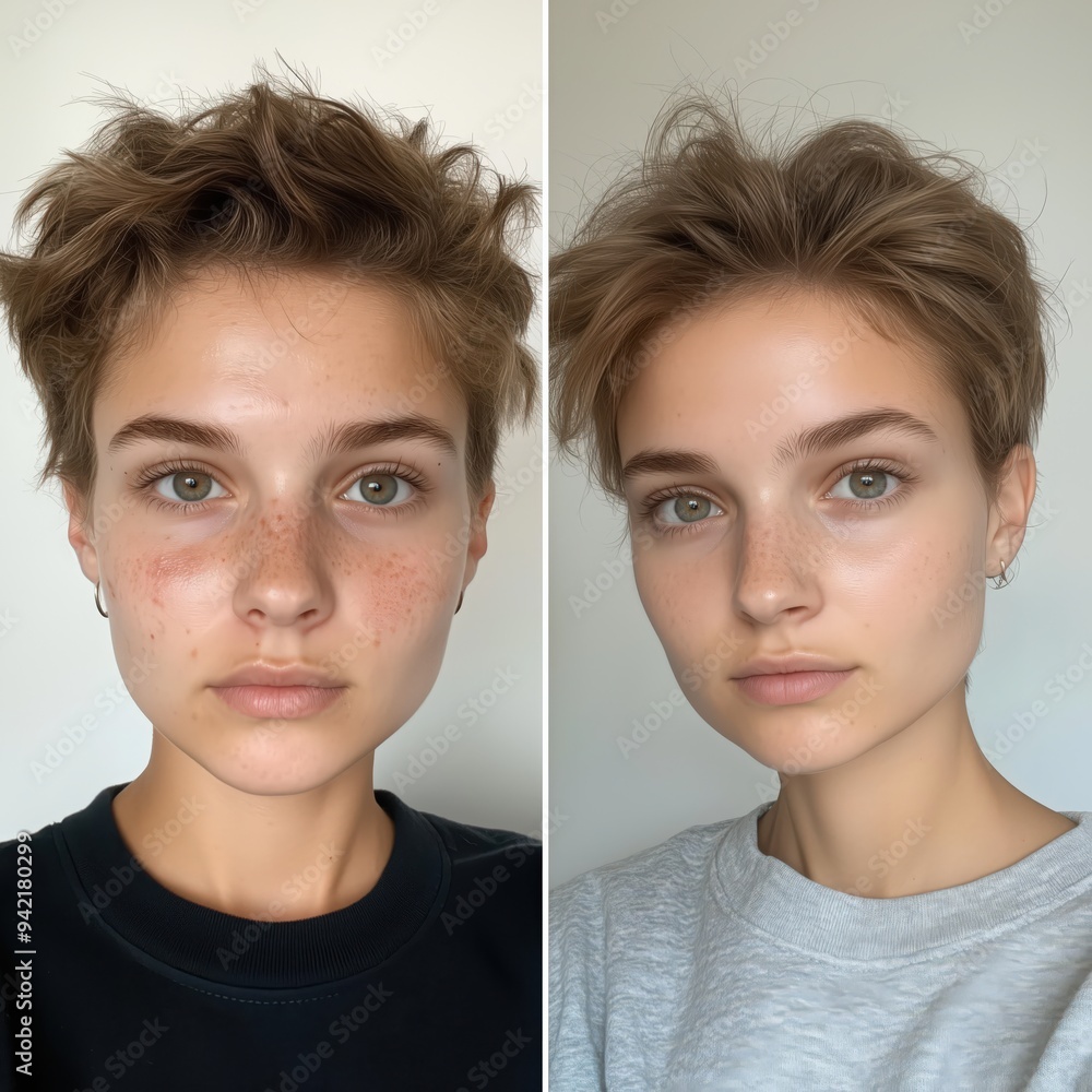 Before and After Acne Treatment Skin Transformation Before and After Acne Treatment Skin Transformation