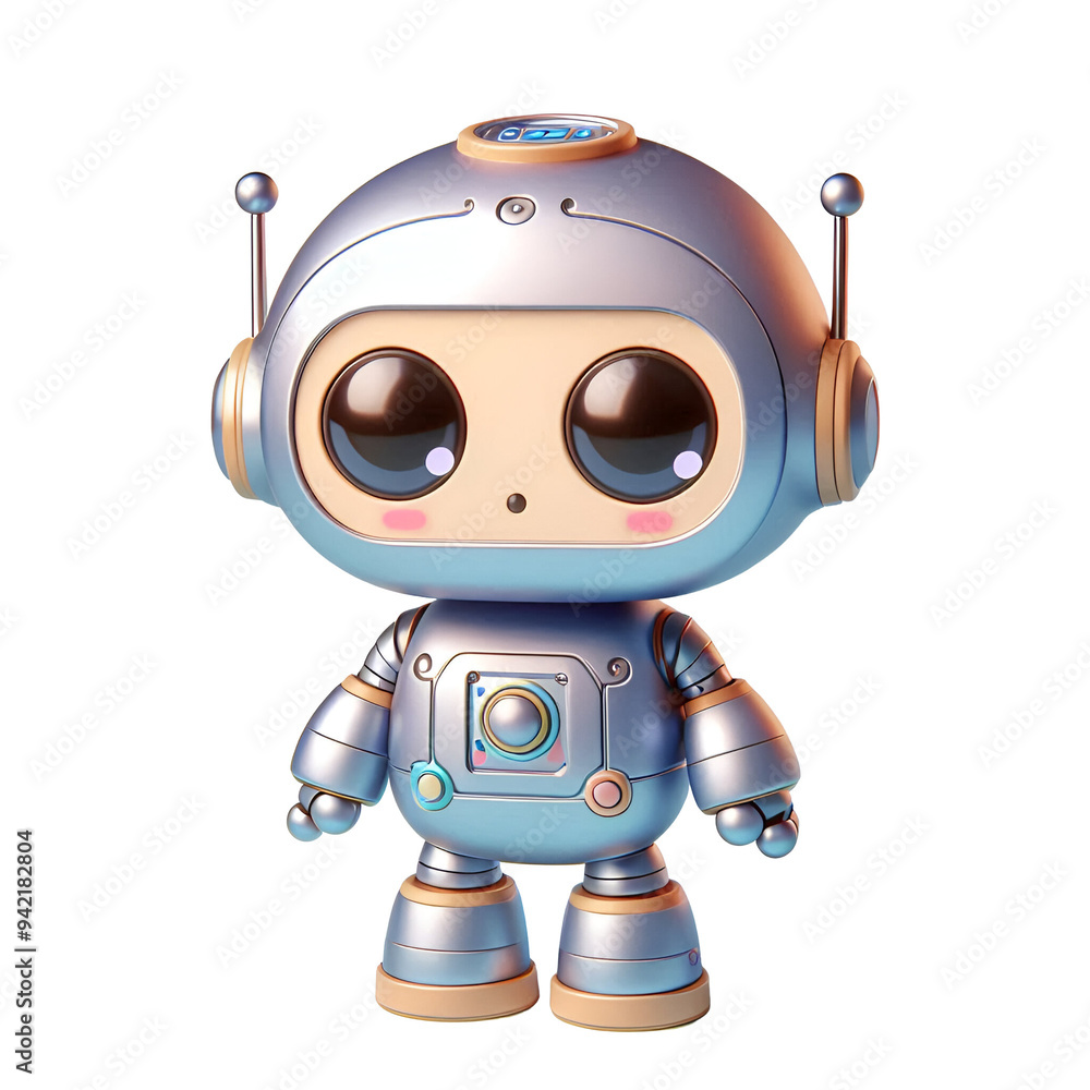 3D Cute Cartoon Robot 3D Cute Cartoon Robot