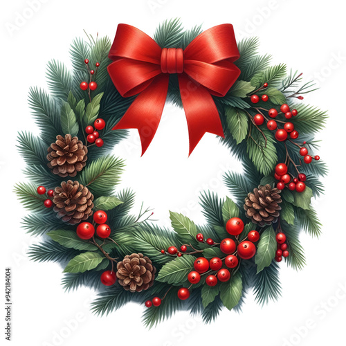 festive Christmas wreath