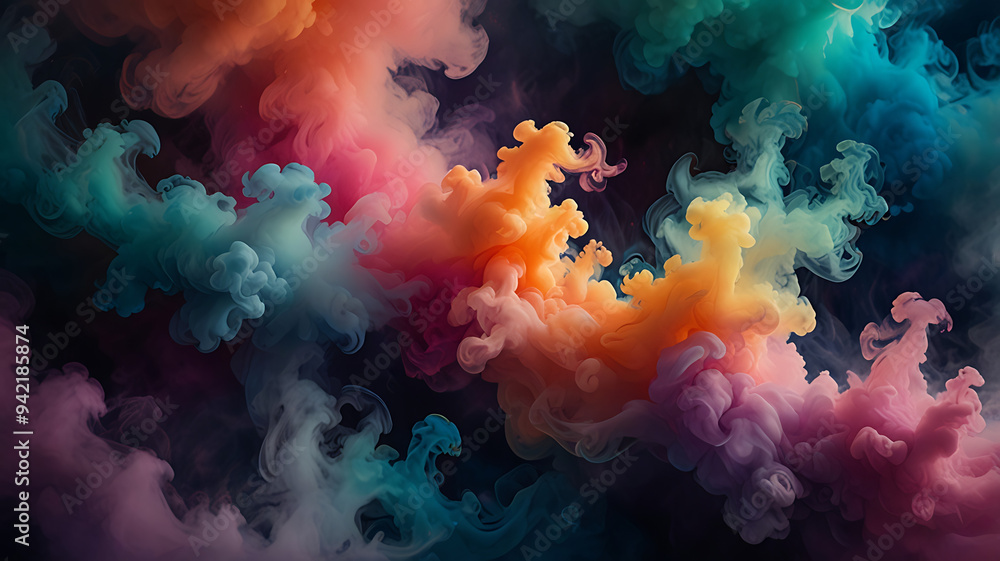 Yellow, Green, Blue, Pink, Purple, White Smoke, Windy Wavy Yellow, Green, Blue, Pink, Purple, White Smoke, Windy Wavy
