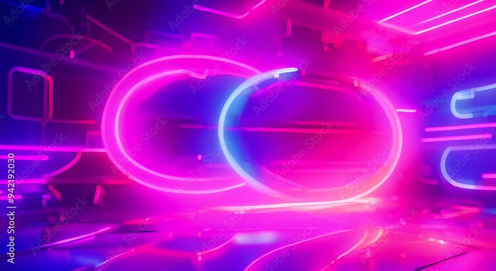 Animation Abstract Neon Lights Background 4k animation Animation Abstract Neon Lights Background 4k animation