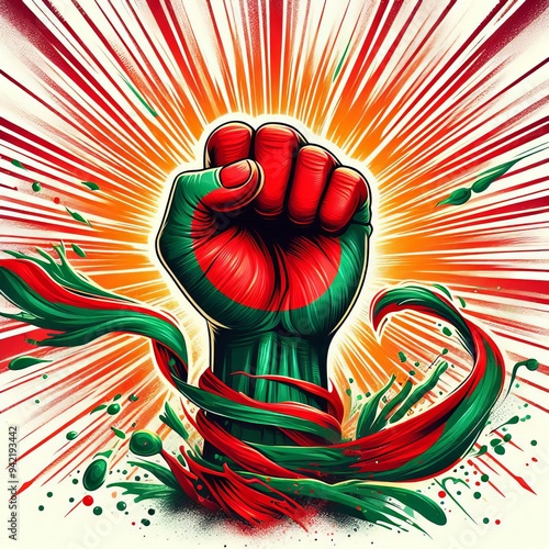 Bangladesh Victory Day Illustration Celebrate Independence with Stunning Artwork photo