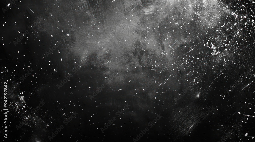 Obraz premium Abstract Black and White Scratched Texture