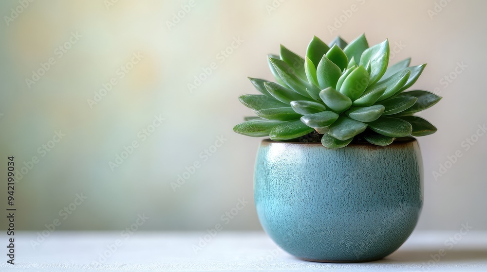Small Potted Plant with Green Leaves Small Potted Plant with Green Leaves