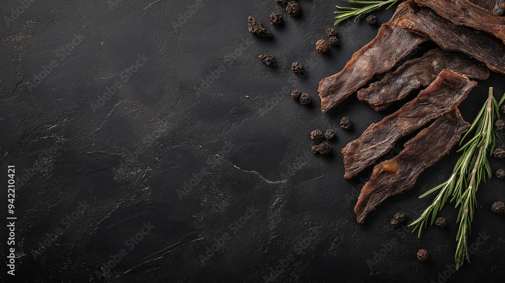 African billtong dried meat
African billtong dried meat