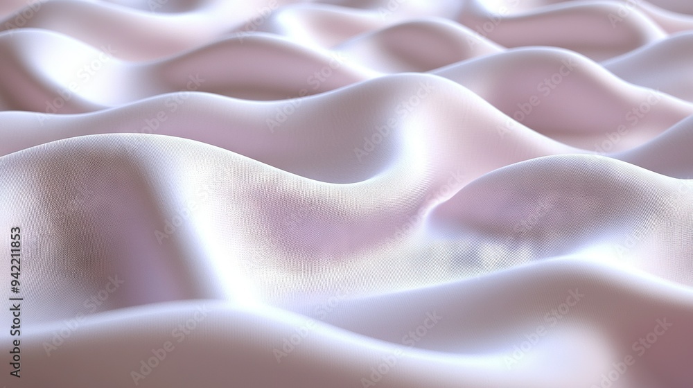 Obraz premium A clear photo of a bed with a pink comforter above and a white comforter below