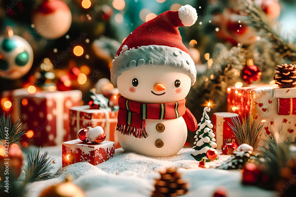 Bonhomme de neige, maquette Bonhomme de neige, maquette