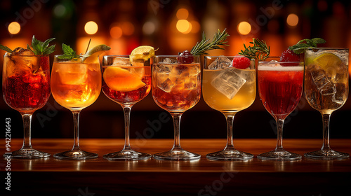 Drinks elaborados e sofisticados