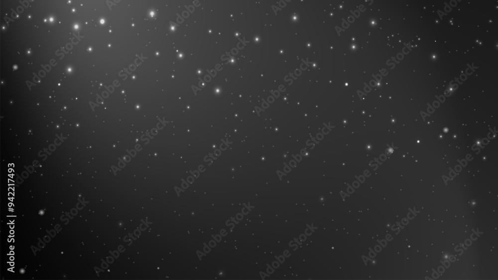 Fototapeta premium Abstract night shining starry sky, black space background with stars, cosmos background. Vector EPS 10
