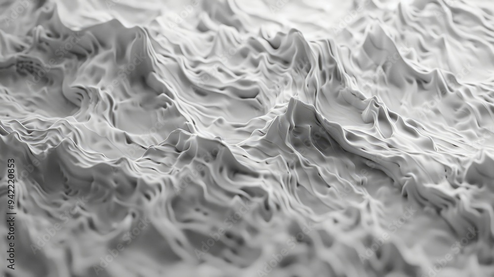 A close-up of a textured surface resembling flowing water A close-up of a textured surface resembling flowing water