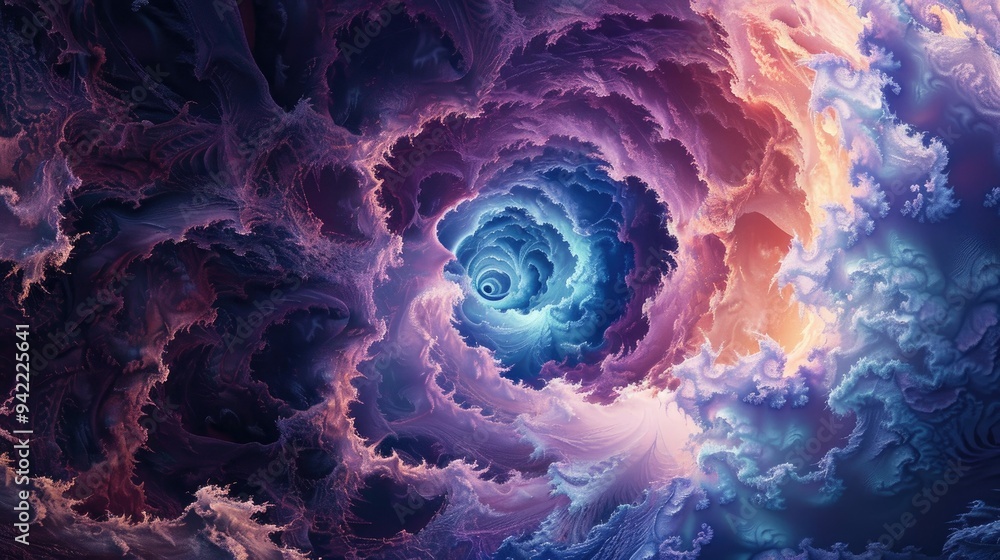 Abstract fractal patterns Abstract fractal patterns