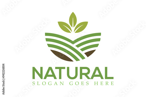 Natural logo for branding