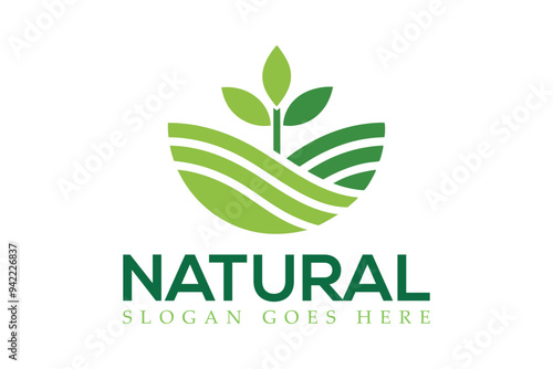 Natural logo for branding