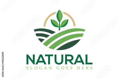 Natural logo for branding