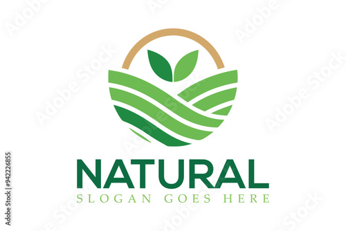 Natural logo for branding