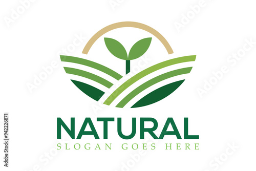 Natural logo for branding