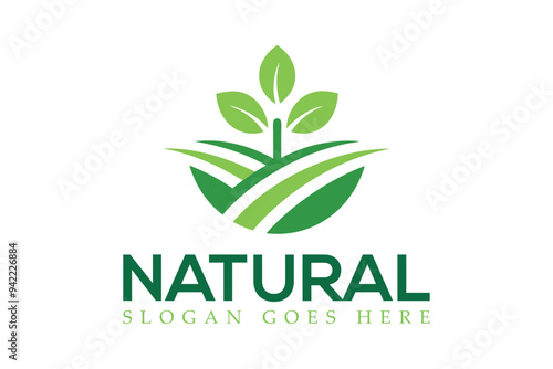 Natural logo for branding