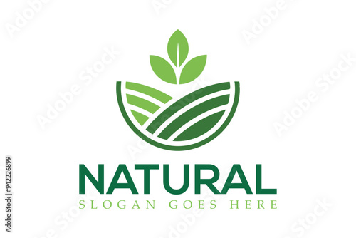 Natural logo for branding